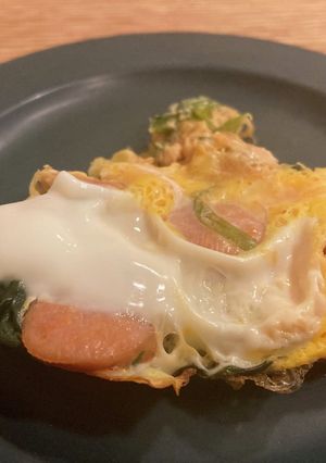 野菜たっぷりオムレツ-レシピのメイン写真