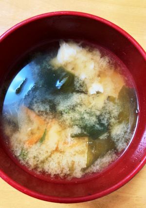 はなびらたけのお味噌汁〜♪-レシピのメイン写真