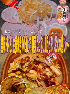 美味ドレと生姜焼きのたれで皿うどん-レシピのメイン写真