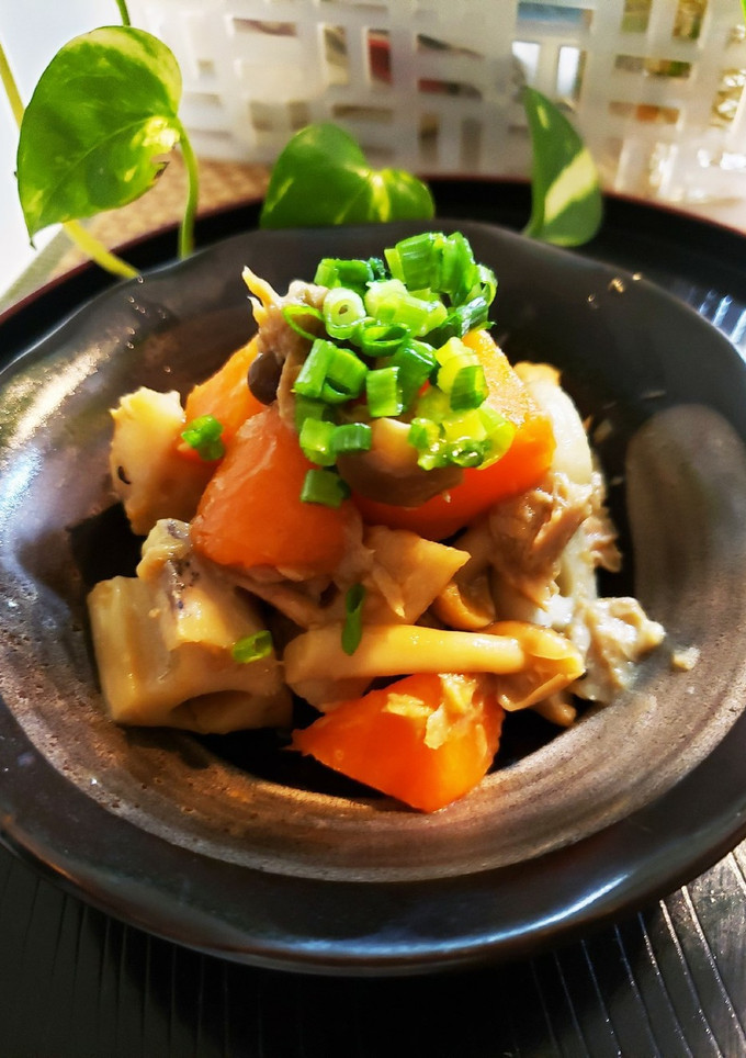 根菜野菜としめじの炒め煮-レシピのメイン写真