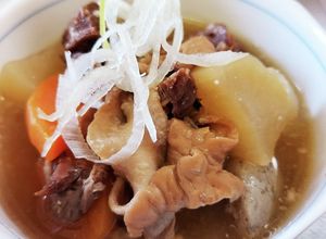 圧力鍋でモツと牛すじのトロトロ煮込み-レシピのメイン写真