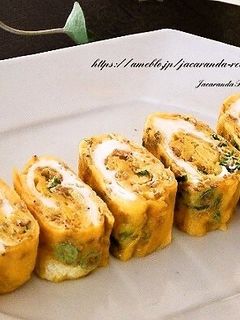 白ごまと小ネギの卵焼き-レシピのメイン写真