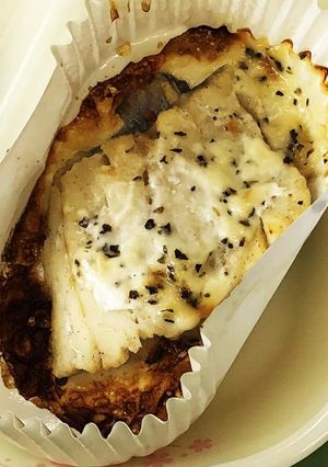 給食★白身魚のバジルマヨ焼き-レシピのメイン写真
