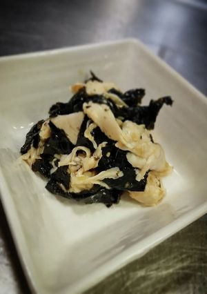 韓国海苔と鶏ササミの山葵醤油！-レシピのメイン写真