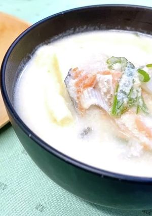 鮭と根菜の粕汁-レシピのメイン写真