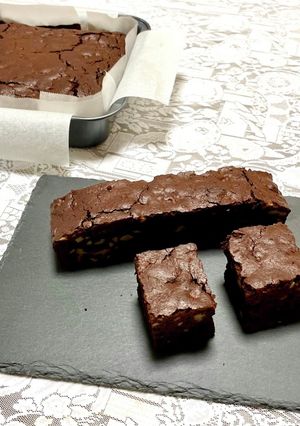 ナッツ&チョコチップ入り・濃厚ブラウニー-レシピのメイン写真