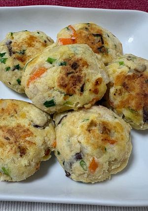 絶品！ふんわり♪おからと野菜のチーズバーグ-レシピのメイン写真