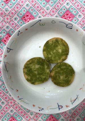 抹茶のマーブルクッキー(米粉)-レシピのメイン写真