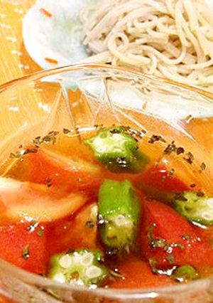 暑い日に野菜たっぷり☆洋風つけ麺-レシピのメイン写真