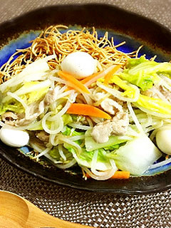野菜たっぷり☆パリパリ皿うどん風-レシピのメイン写真