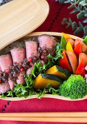 57℃,95℃ ローストビーフ弁当-レシピのメイン写真