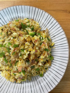ピーマンとしらすの卵チャーハン*・-レシピのメイン写真