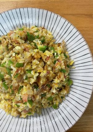 ピーマンとしらすの卵チャーハン*･-レシピのメイン写真