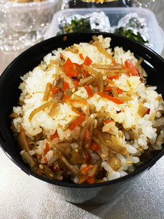 きんぴらごぼう混ぜごはん(お弁当)-レシピのメイン写真
