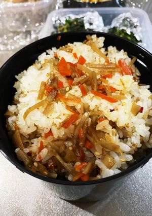 きんぴらごぼう混ぜごはん(お弁当)-レシピのメイン写真