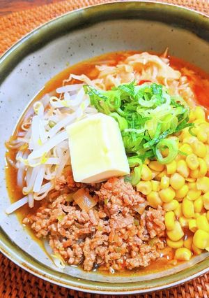 コーンバター辛味噌ラーメン-レシピのメイン写真