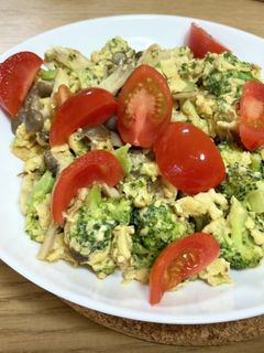 ブロッコリーときのこのマヨポン炒め-レシピのメイン写真