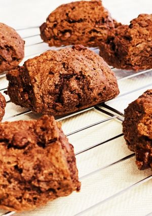 レストランのチョコスコーン-レシピのメイン写真