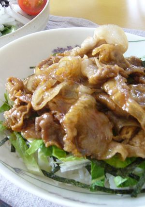 カルピス✿豚丼！？-レシピのメイン写真