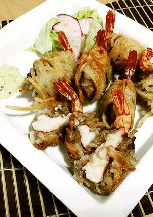 う米めんエビ巻き巻き-レシピのメイン写真