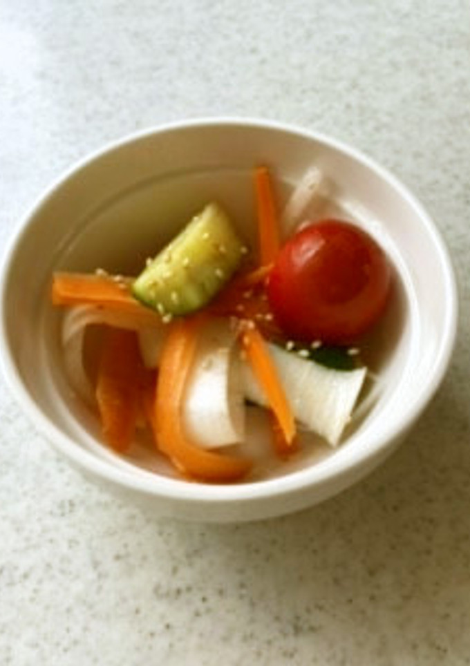 【使いきり】食感ゆたかな野菜の皮ピクルス-レシピのメイン写真