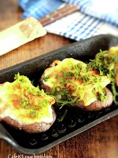 トースターで、しいたけのキムチーズ焼き-レシピのメイン写真