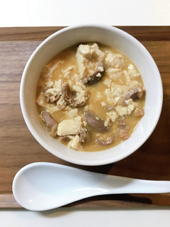 居酒屋さんの砂肝と豆腐の煮物-レシピのメイン写真