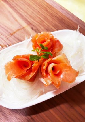 薔薇のスモークサーモン-レシピのメイン写真