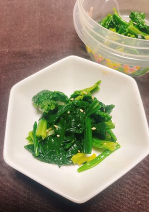 *ほうれん草のナムル*～つくおき～-レシピのメイン写真