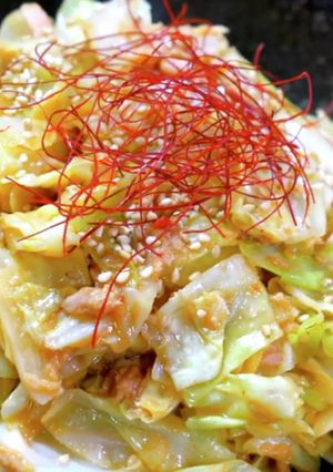 【無限レシピ】♬激ウマ味噌ツナキャベツ♬-レシピのメイン写真