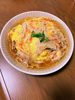 和風えのき餡の天津飯-レシピのメイン写真