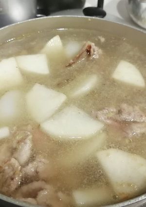★姜葱醤で作る★柔らかお肉と大根の煮物-レシピのメイン写真