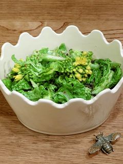 粒マスタードと塩昆布で☆菜の花サラダ-レシピのメイン写真