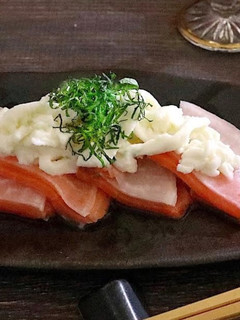 千枚漬けとスモークサーモンのミルフィーユ-レシピのメイン写真