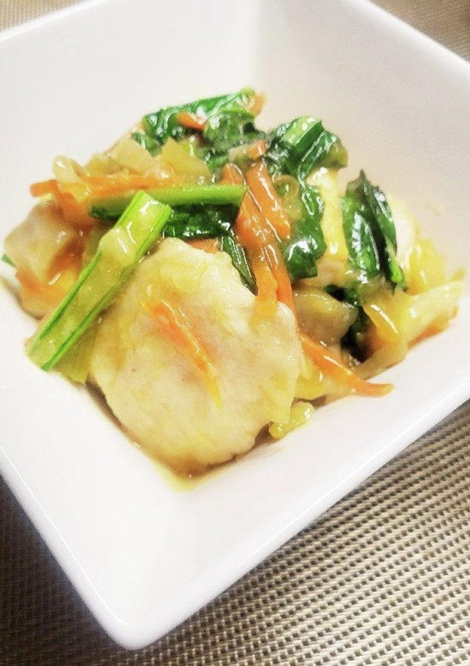 鶏と豆腐のザーサイ炒め-レシピのメイン写真