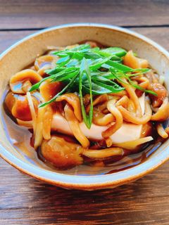 身体ポカポカ♡豆腐のなめこあんかけ-レシピのメイン写真