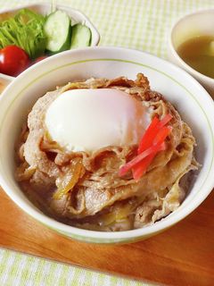 すき焼きで余ったお肉でリメイク牛丼!-レシピのメイン写真