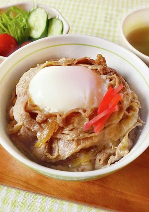 すき焼きで余ったお肉でリメイク牛丼！-レシピのメイン写真