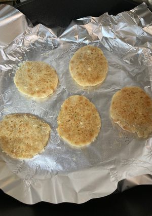 離乳食 やわらかおやき 納豆-レシピのメイン写真
