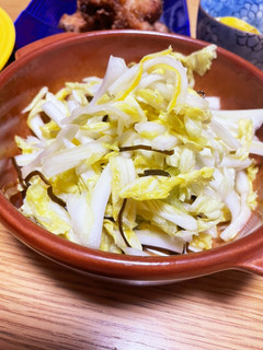 白菜サラダ ゆずはちみつ塩昆布とお酢-レシピのメイン写真