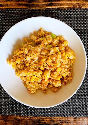 鰹出汁で和風鮭チャーハン-レシピのメイン写真