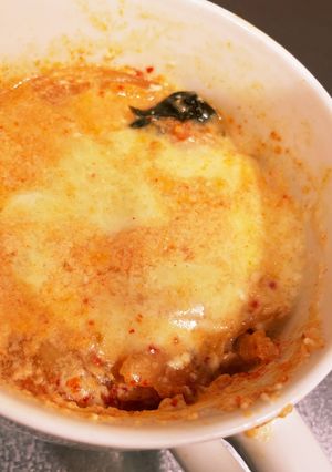 レンジで簡単ダイエット豆腐キムチグラタン-レシピのメイン写真