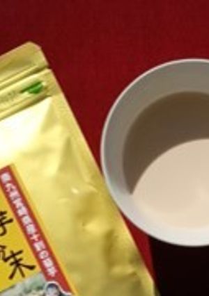 ホットミルク（豆乳）に菊芋粉末-レシピのメイン写真