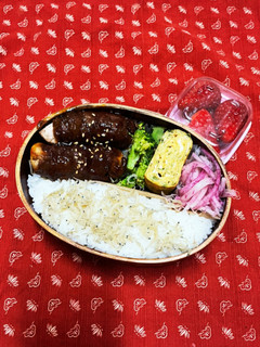 1/19 豆腐の肉巻き弁当-レシピのメイン写真