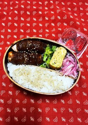 1/19 豆腐の肉巻き弁当-レシピのメイン写真
