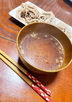 ☆業スー姜葱醤！温かそばつゆ-レシピのメイン写真