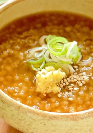 爽やか!生姜を利かせた出汁スープごはん-レシピのメイン写真