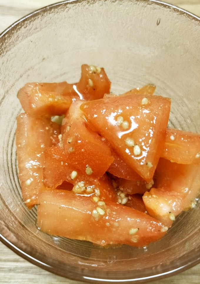 トマト嫌いも食べられる！トマトの中華和え-レシピのメイン写真