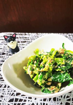 菜の花のツナマヨお浸し-レシピのメイン写真