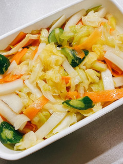 簡単!作り置き常備菜!野菜の甘酢漬け-レシピのメイン写真